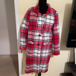 Wool Plaid Coat